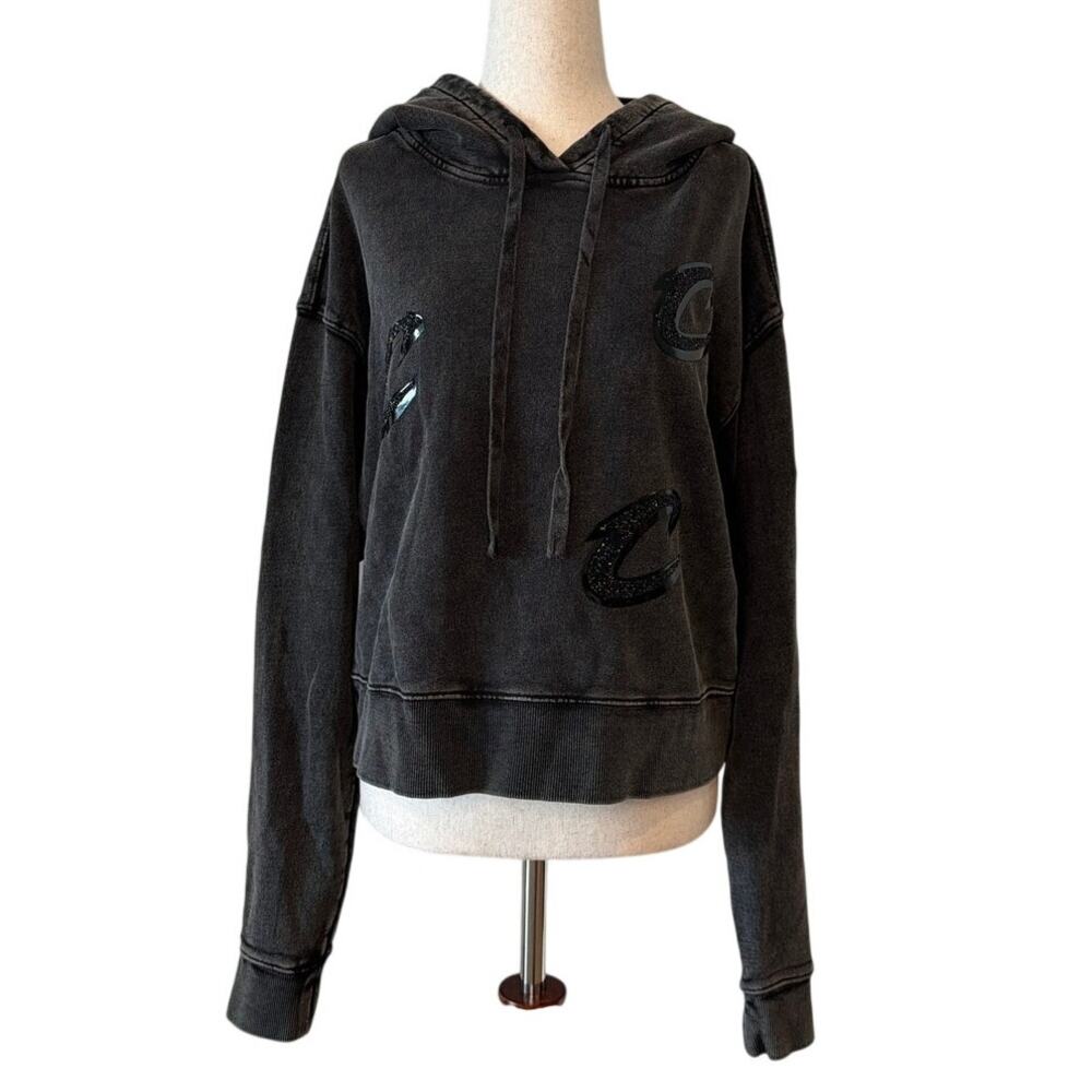 NWT Pro Standard Cleveland Cavaliers Cropped Hoodie Washed Black, Women's Medium
